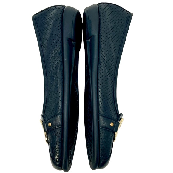 Aerosoles women's High Bet black Leather Slip On Flats size 6/EU 4 - Picture 4 of 13